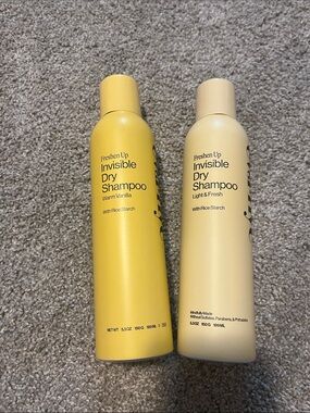 Brand new Eva NYC Invisible Dry Shampoo Set - Warm Vanilla & Light Fresh 5.3 oz